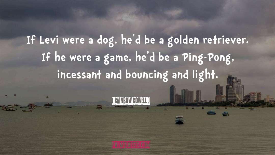 Ping Pong quotes by Rainbow Rowell