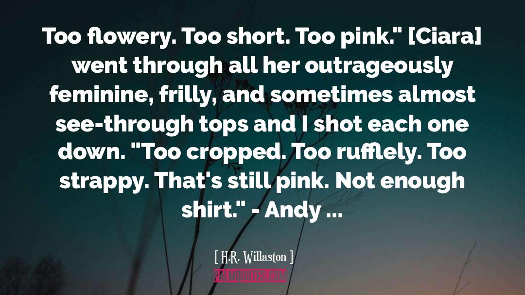 Pink quotes by H.R. Willaston