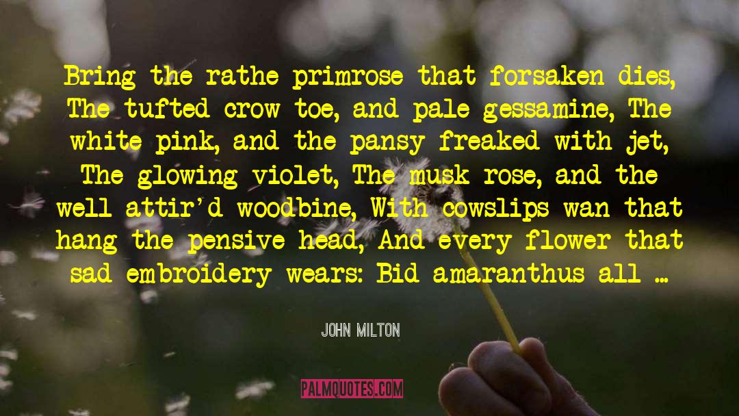 Pink Stink quotes by John Milton