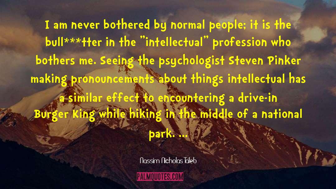 Pinker quotes by Nassim Nicholas Taleb