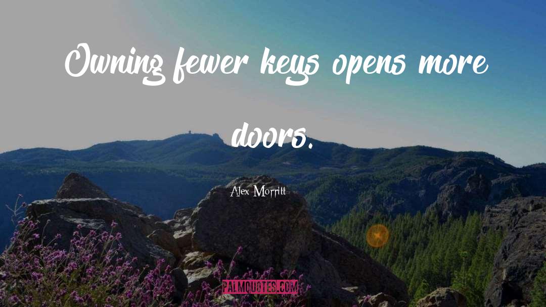Pinkies Doors quotes by Alex Morritt