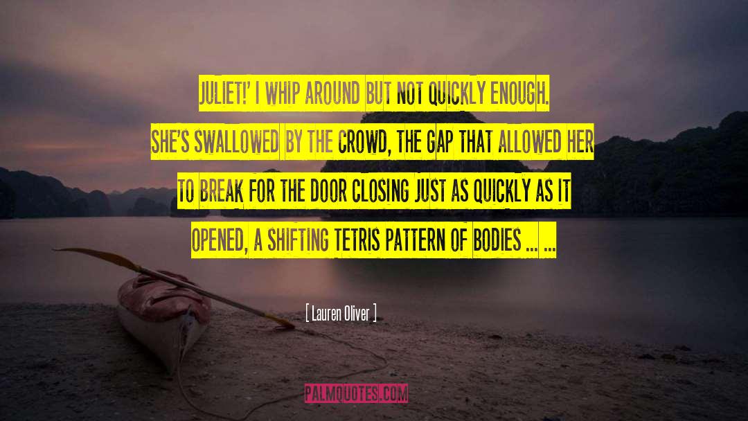 Pinkies Doors quotes by Lauren Oliver