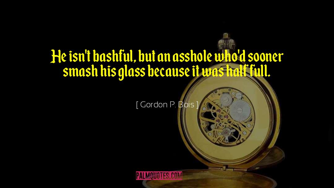 Pinkwater Glass quotes by Gordon P. Bois