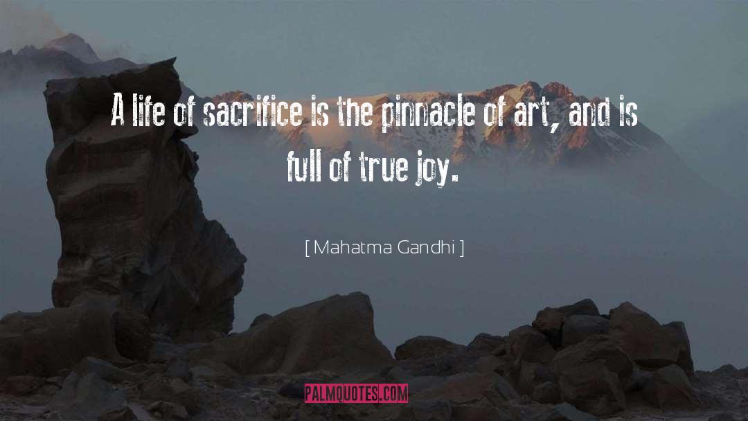 Pinnacle quotes by Mahatma Gandhi