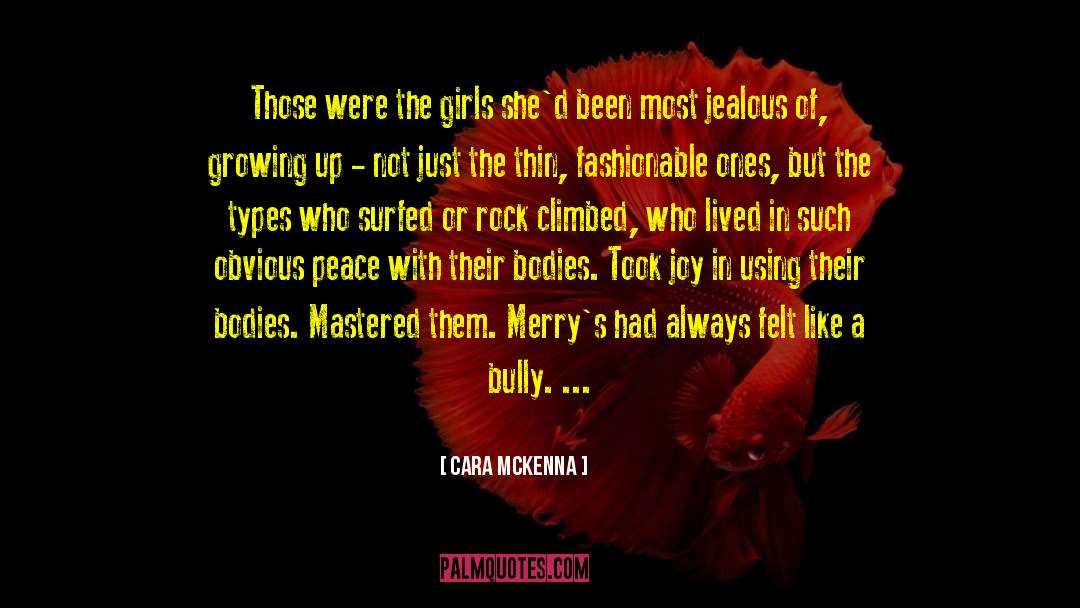 Pinning quotes by Cara McKenna