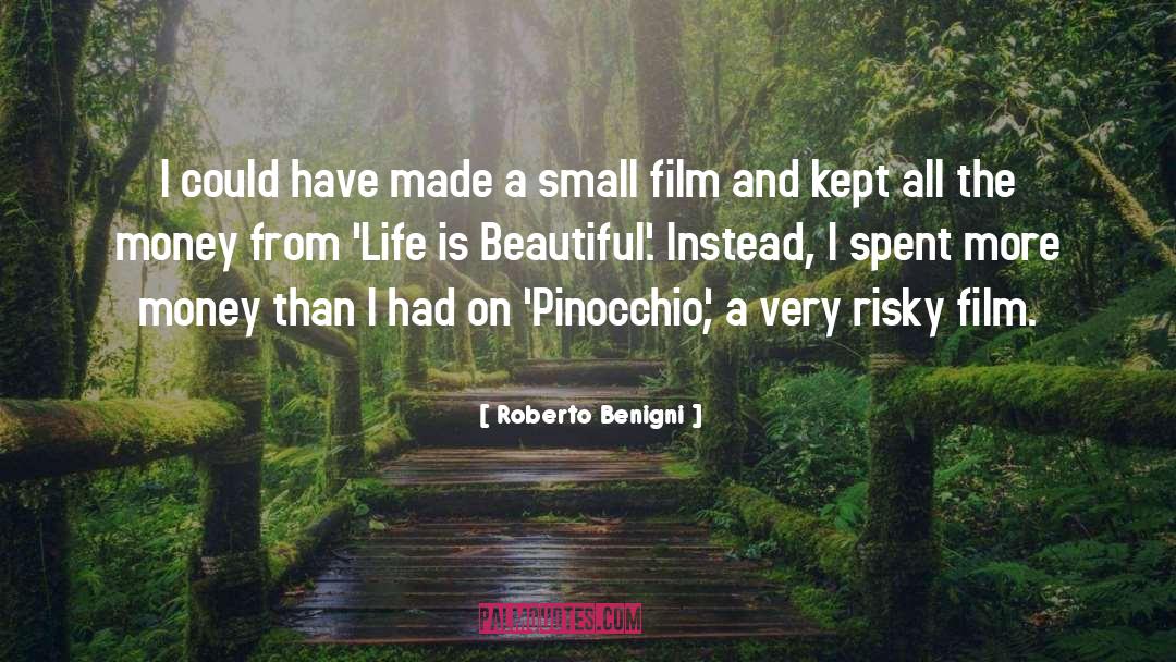Pinocchio quotes by Roberto Benigni