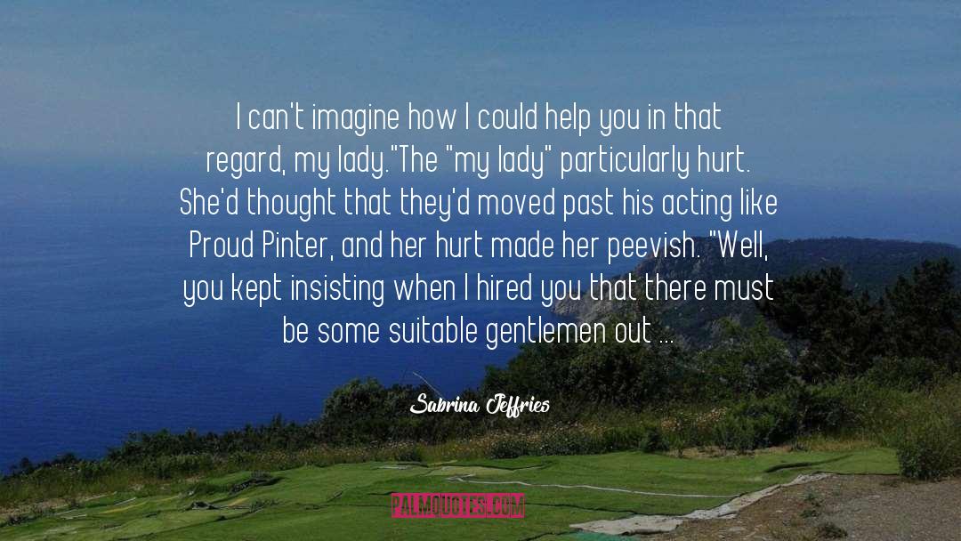 Pinter quotes by Sabrina Jeffries