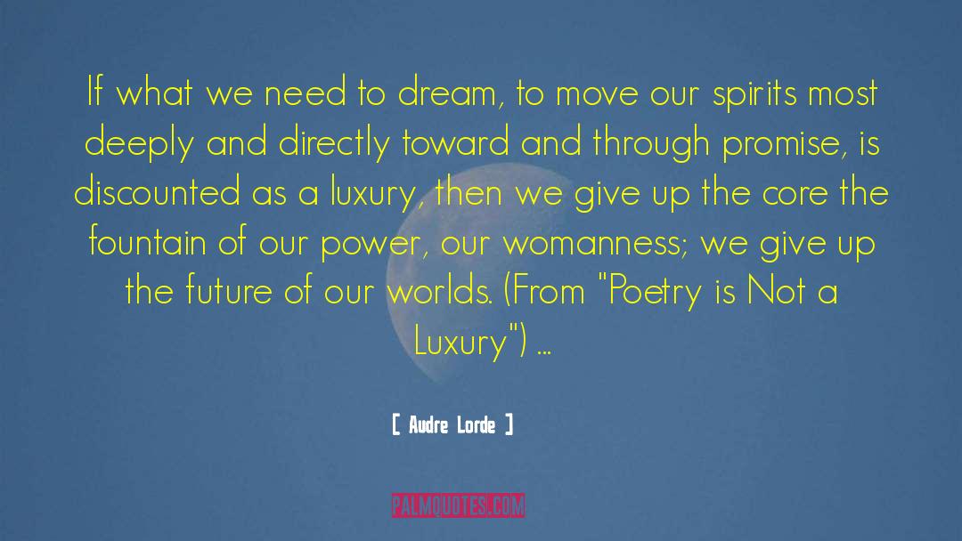Pioneer Spirit quotes by Audre Lorde