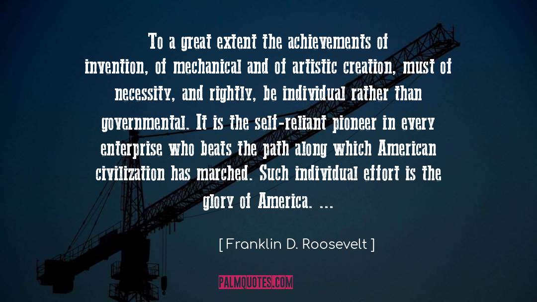 Pioneer Trek quotes by Franklin D. Roosevelt