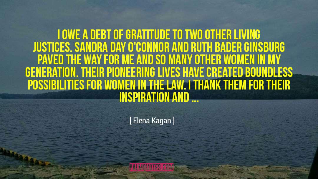 Pioneering quotes by Elena Kagan