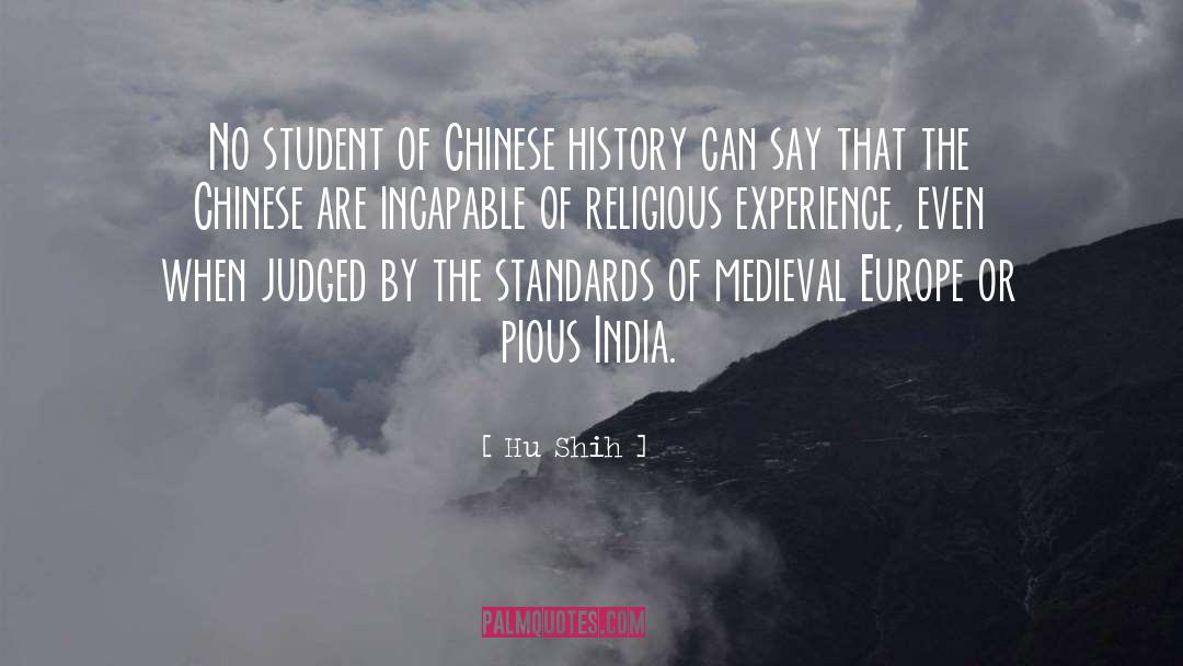 Pious quotes by Hu Shih