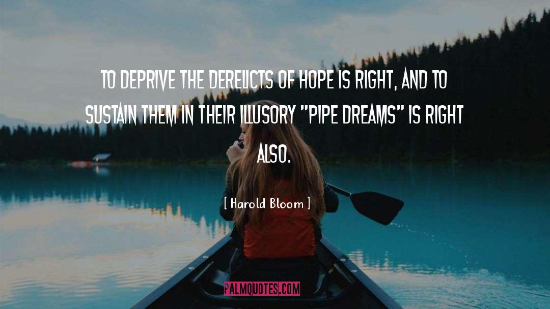 Pipe Dreams quotes by Harold Bloom
