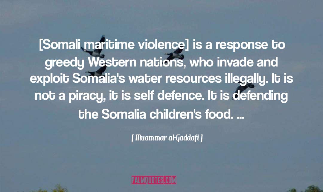 Piracy quotes by Muammar Al-Gaddafi