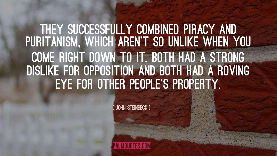 Piracy quotes by John Steinbeck