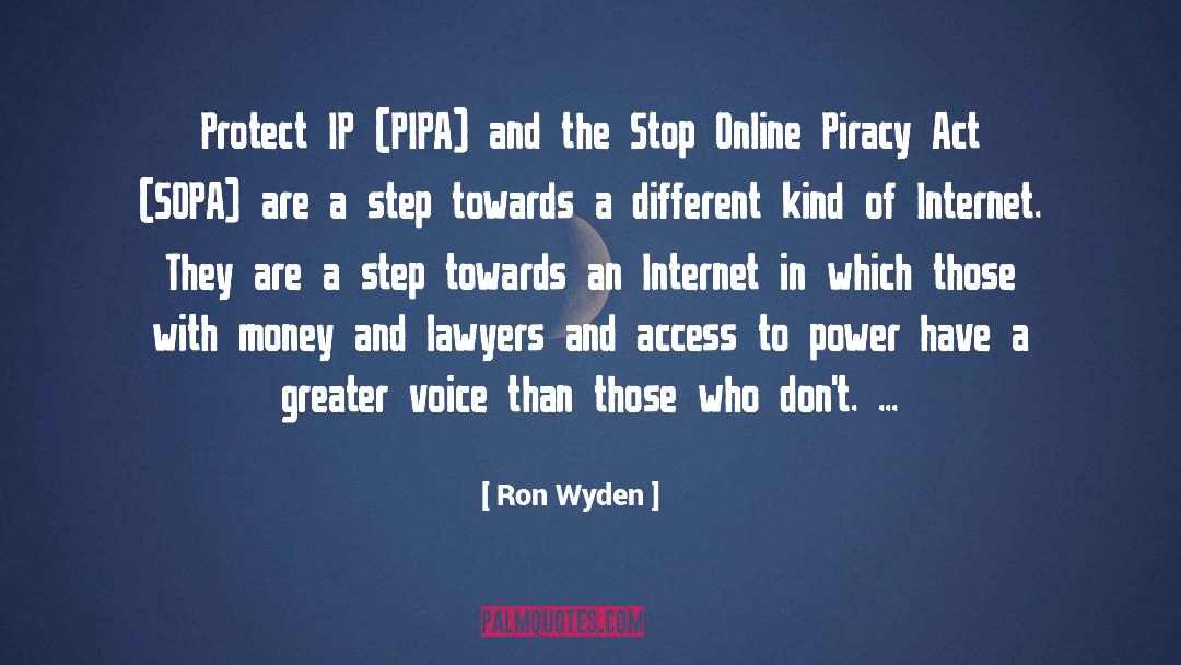 Piracy quotes by Ron Wyden