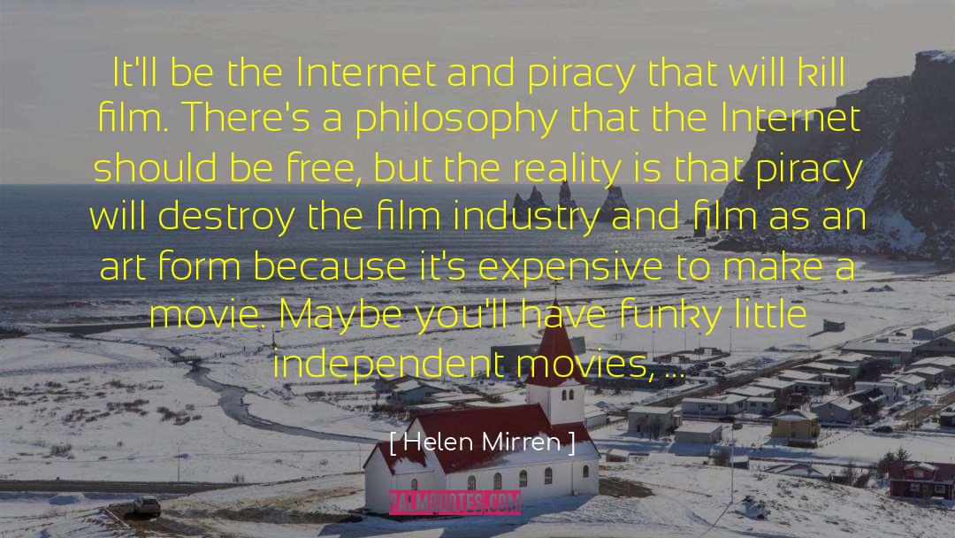 Piracy quotes by Helen Mirren