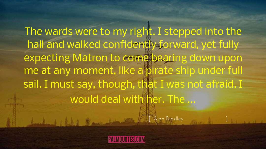 Pirate quotes by Alan Bradley
