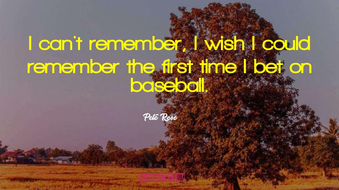 Piringer Pete quotes by Pete Rose