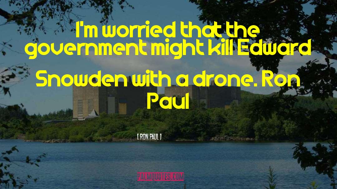 Pirker Drone quotes by Ron Paul
