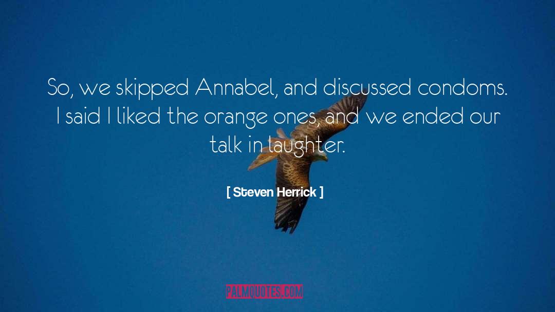 Piscatella Orange quotes by Steven Herrick