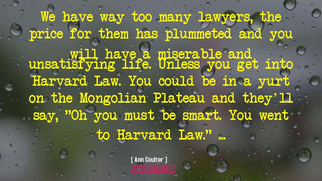 Pisted Lawyer quotes by Ann Coulter