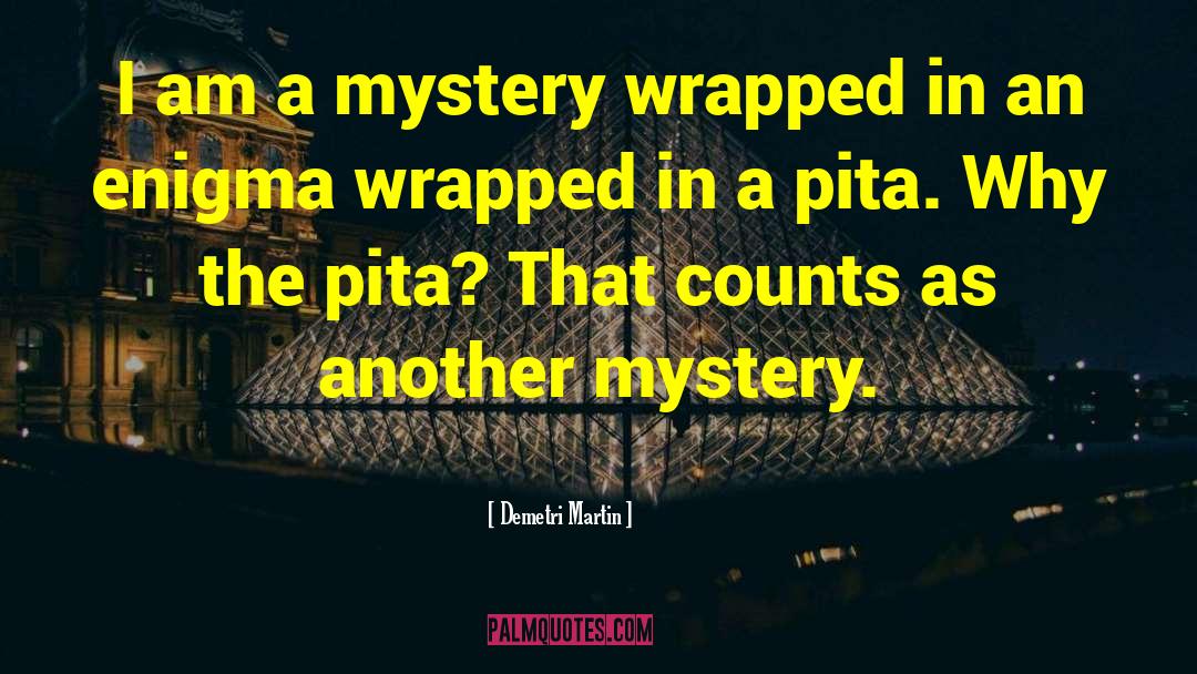 Pita quotes by Demetri Martin