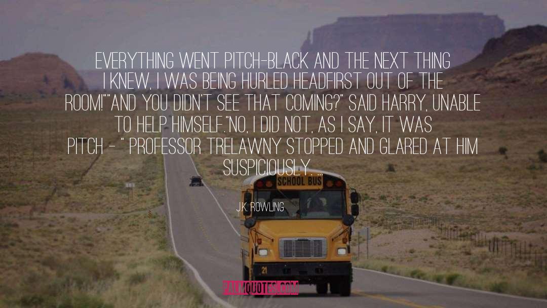 Pitch Black quotes by J.K. Rowling