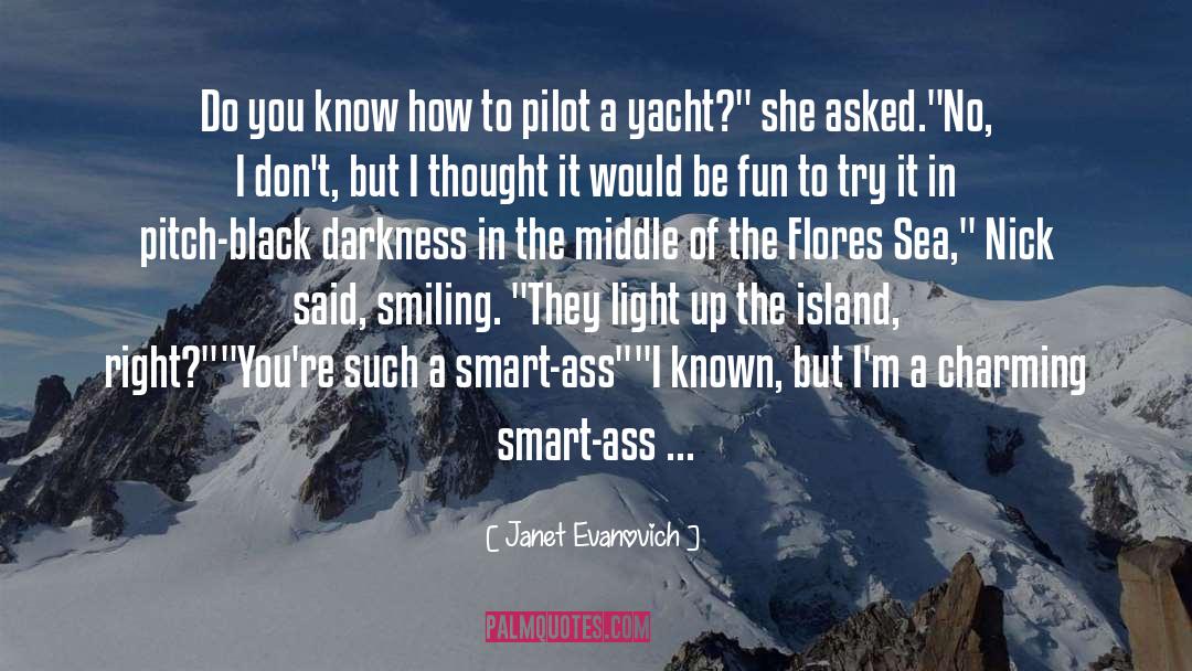 Pitch Black quotes by Janet Evanovich