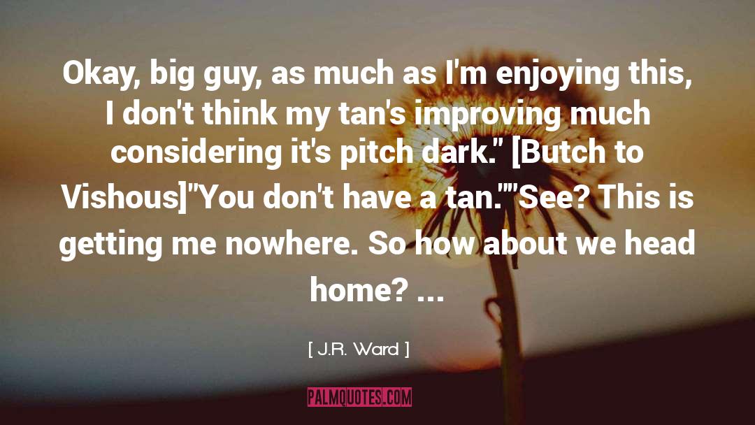 Pitch quotes by J.R. Ward