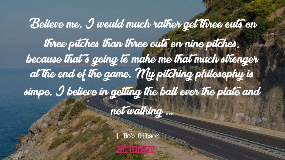 Pitching quotes by Bob Gibson