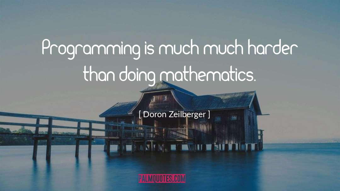Pithon Programming quotes by Doron Zeilberger