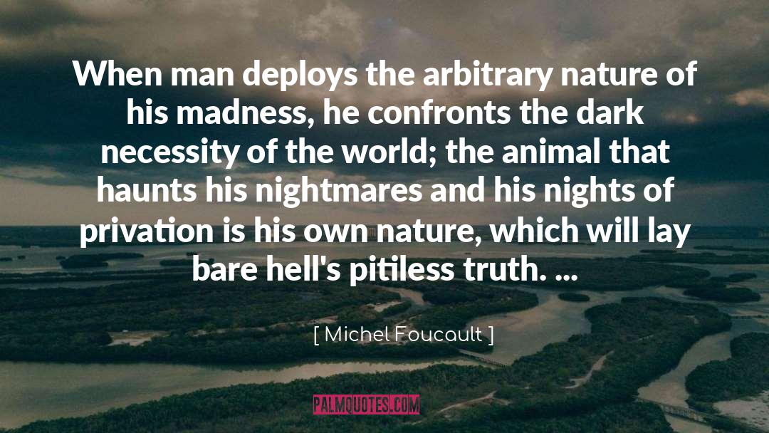 Pitiless quotes by Michel Foucault