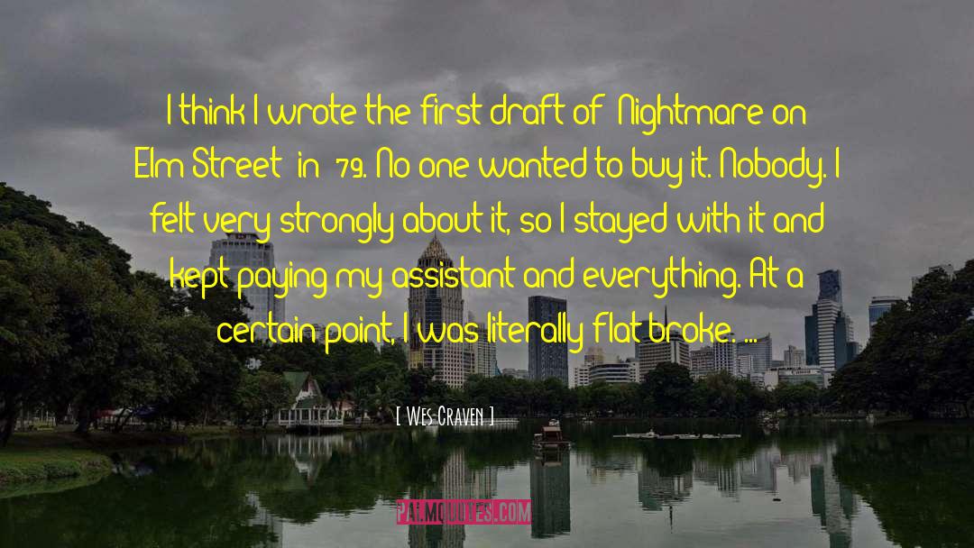 Pittaki Street quotes by Wes Craven