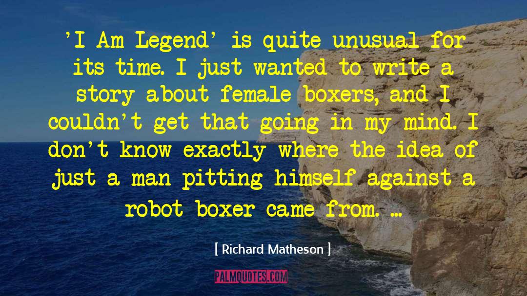 Pitting quotes by Richard Matheson