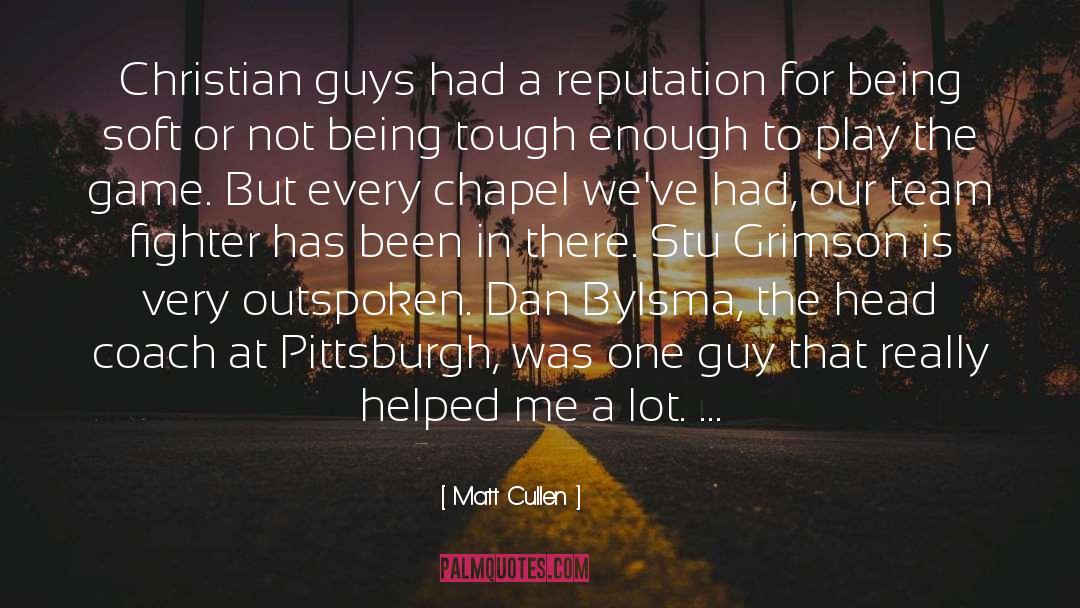 Pittsburgh quotes by Matt Cullen