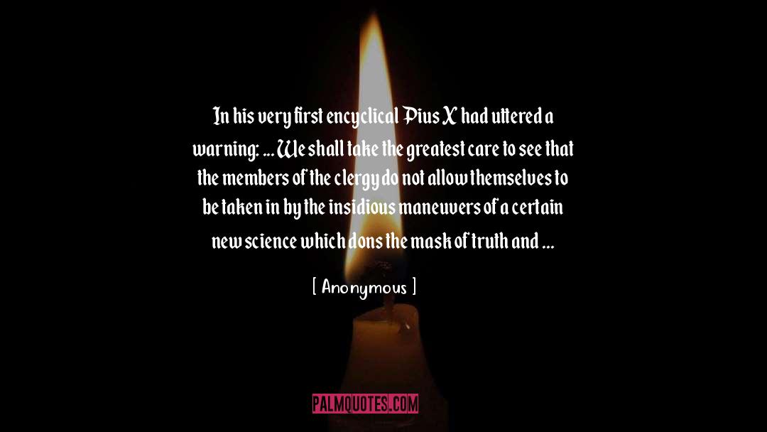 Pius X quotes by Anonymous
