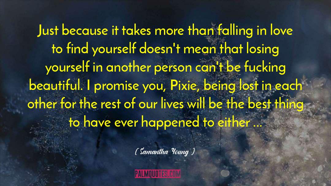 Pixie quotes by Samantha Young