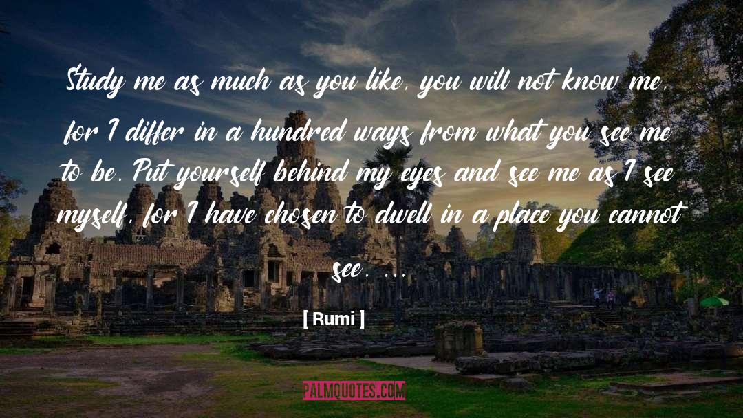 Place In Universe quotes by Rumi