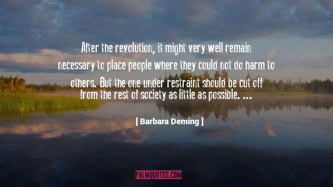 Place People quotes by Barbara Deming