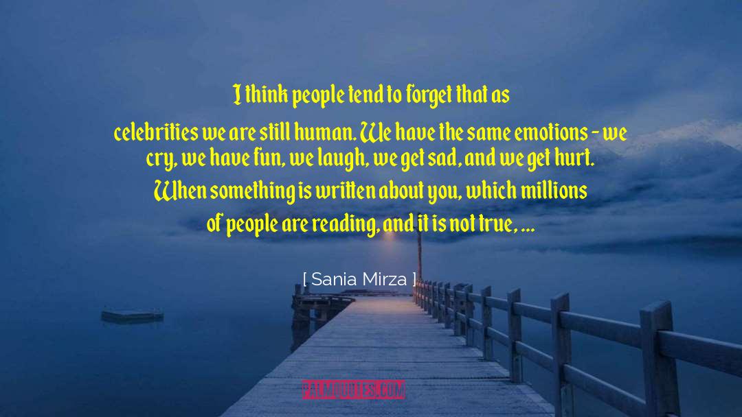 Place People quotes by Sania Mirza