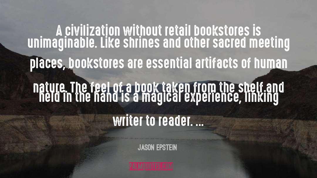 Places In Books quotes by Jason Epstein