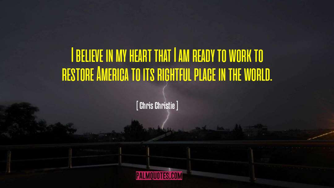 Places In The World quotes by Chris Christie