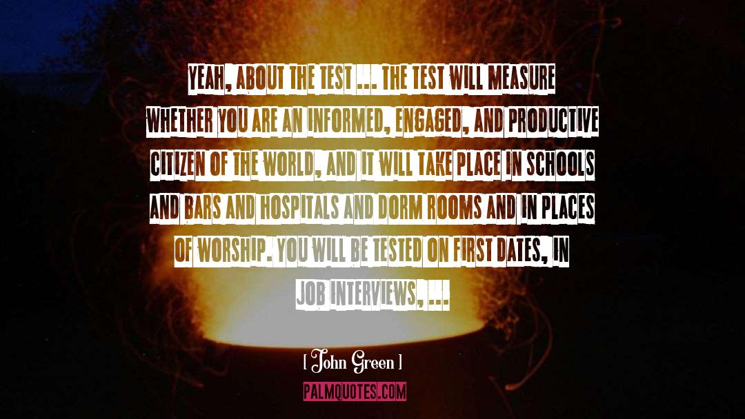 Places Of Worship quotes by John Green