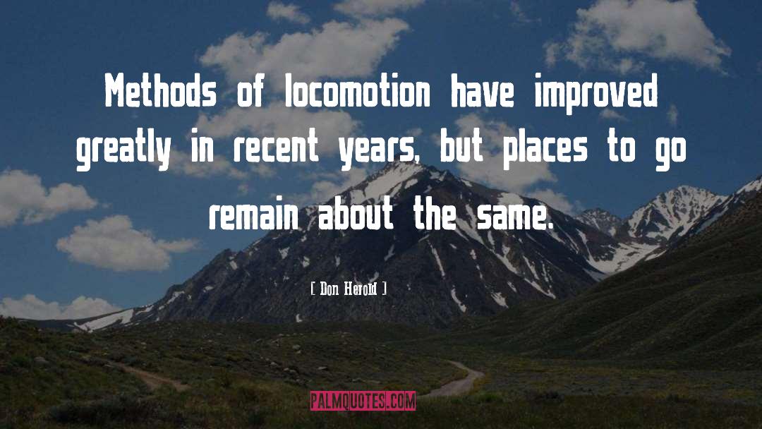 Places To Go quotes by Don Herold