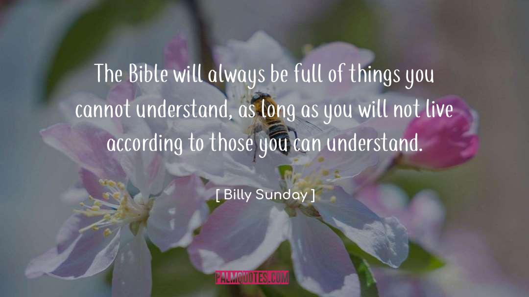 Places To Live quotes by Billy Sunday