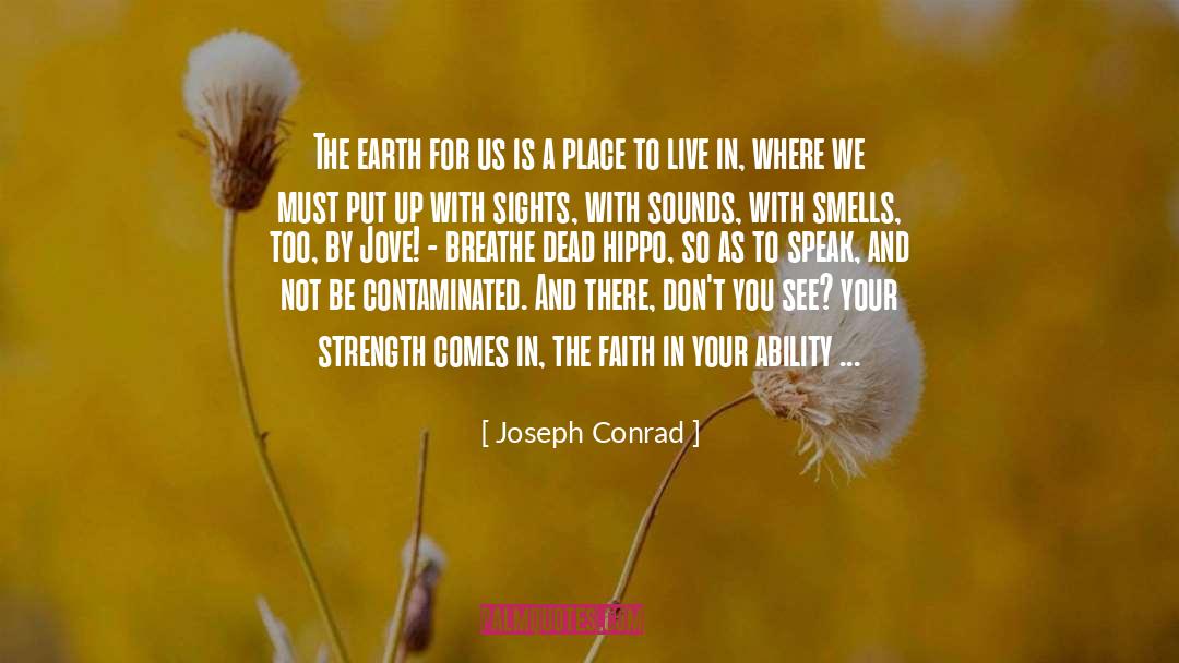 Places To Live quotes by Joseph Conrad