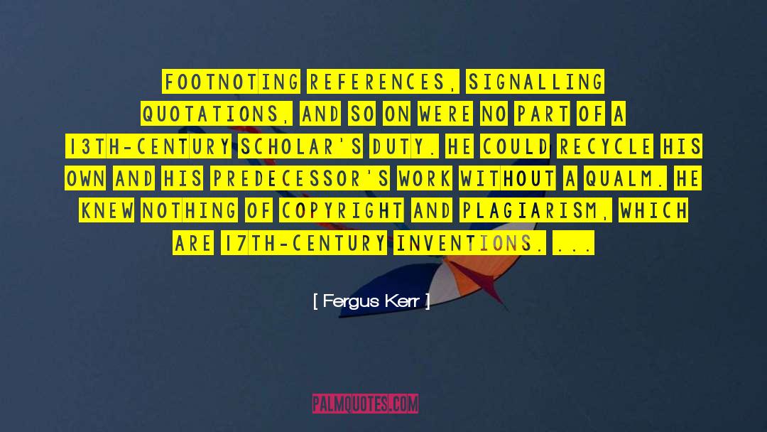 Plagiarism quotes by Fergus Kerr