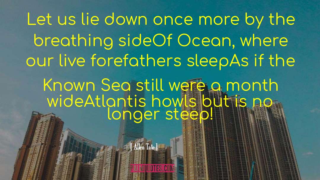 Plague Of The Sea quotes by Allen Tate