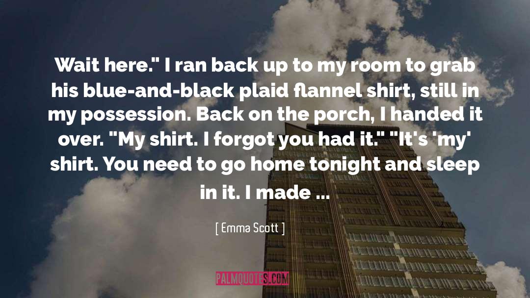Plaid quotes by Emma Scott
