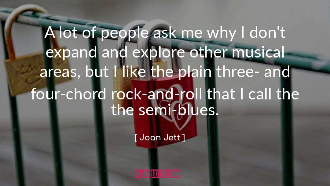 Plain And Simple quotes by Joan Jett